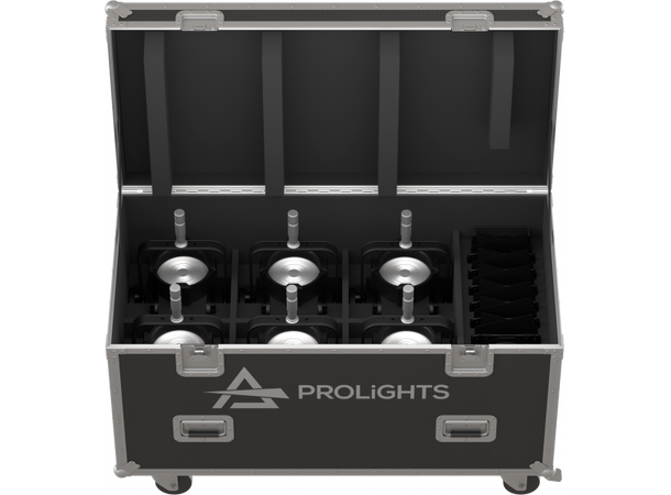 PROLIGHTS FCLECLFRCTPS Flightcase Til 6 x  ECLFRCTPSBK