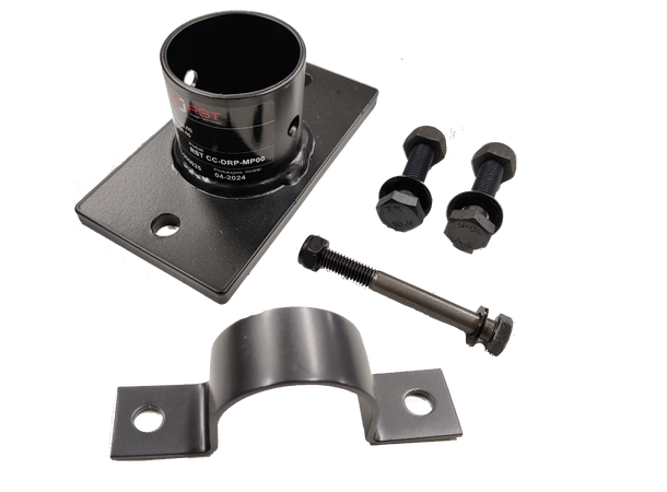 RST Brakett, monteringsplate rør 75 x 110mm, 48mm rør