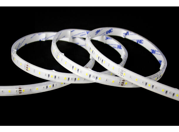 SBL 24V Blålys tape 10W/m, 445nm+5000K 10m, 8mm, CV,120 LED/m, CRI >90, IP68
