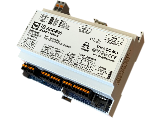TDE LIGTTECH IZI-Access MK1a Gateway Art-Net/sACN, DMX512, DALI & OSC