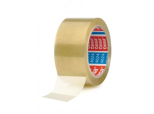 TESA Resirkulert Pakketape, transparent 50mm x 132m, PET