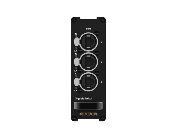 THEATRIXX Nettverksswitch- modul 1Gbps 4x Ethercon, 1xMM, OpticalConQUAD, XVVRF