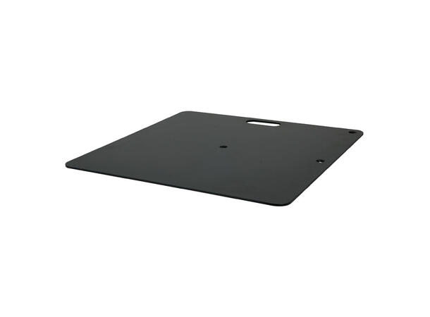 WENTEX 89300 Baseplate 350(l) x 300(w)mm - 4Kg, Black
