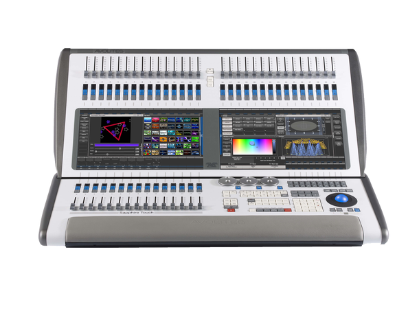 AVOLITES Sapphire Touch Console 16 Univers, 8 DMX, 45 Motorfadere