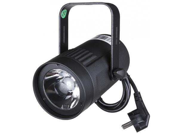 BRITEQ COB spot, 15W 4500K, 4° Sort, 10° & 45° filter inkl. Dimmer.