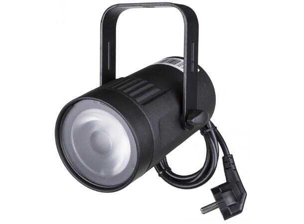 BRITEQ COB spot, 15W 4500K, 4° Sort, 10° & 45° filter inkl. Dimmer.