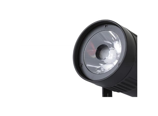 BRITEQ COB spot, 15W 4500K, 4° Sort, 10° & 45° filter inkl. Dimmer.