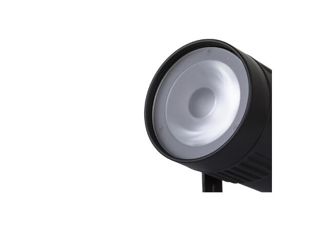 BRITEQ COB spot, 15W 4500K, 4° Sort, 10° & 45° filter inkl. Dimmer.