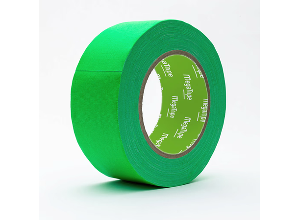 MEGATAPE UT120 ducttape fluorescent 19mm x 25m, green, writable