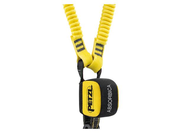 PETZL ABSORBICA-Y TIE-BACK Fangline Int. vers, dobbel, m/falldemper, 153cm