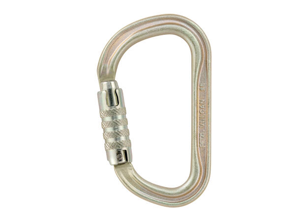 PETZL Vulkan Karabinkrok med Triactlås 45kN, Stål, Gold