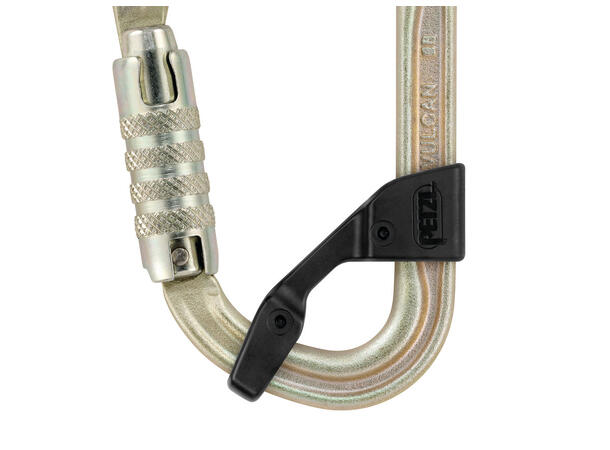 PETZL Vulkan Karabinkrok med Triactlås 45kN, Stål, Gold