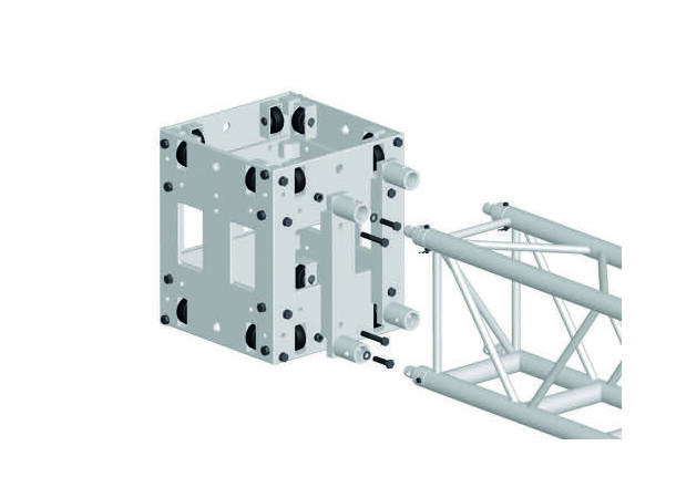 PROLYTE MPT-Tårn H40R-MPT010 adapter Sleeveblock Adapter,Sort Mpt Sleeveblock