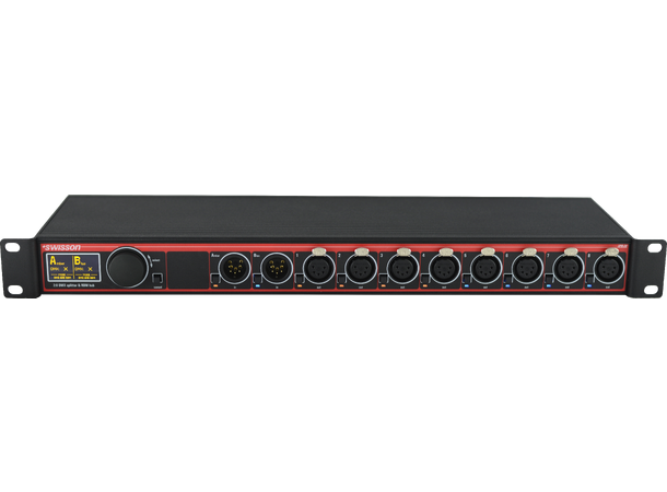 SWISSON XPD-28-5R DMX/RDM Splitter 19", DMX&RDM, XLR, 5pin