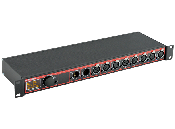 SWISSON XPD-28-5R DMX/RDM Splitter 19", DMX&RDM, XLR, 5pin