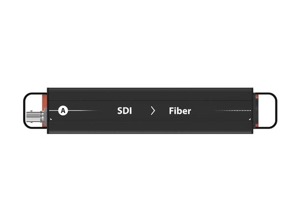 THEATRIXX Konvertermodul 12G-SDI - Fiber 12G-SDI inn/thru, SM, ST ut, XVVRF