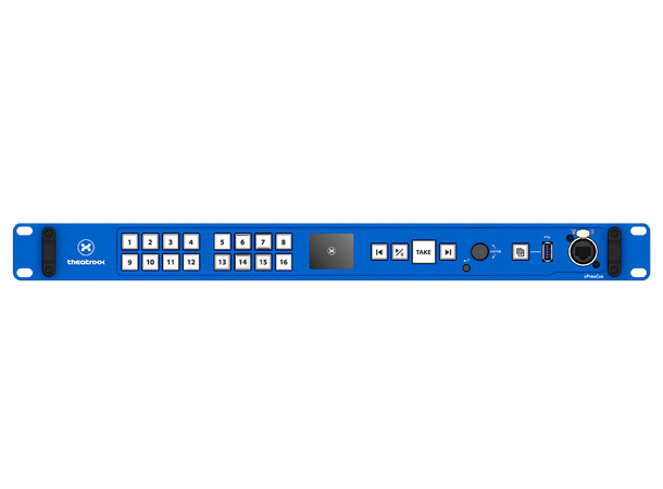 THEATRIXX xPressCue 4K Media Player 1TB HDMI/ DP/ SDI ut, ArtNet/sACN/DMX trig