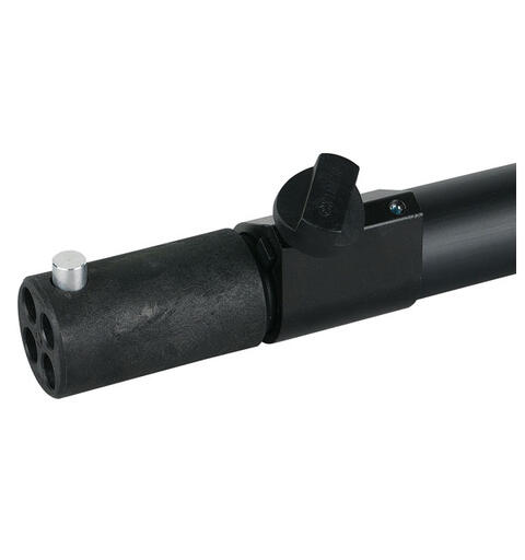 WENTEX 89327 Telescopic upright 2-way 120(h)-->180(h)cm, Black