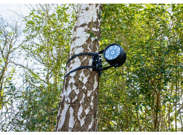 ADMIRAL Woodpecker Tree/Pole Bracket ELL 20kg, 200x114x67 mm (LxWxD), Sølv