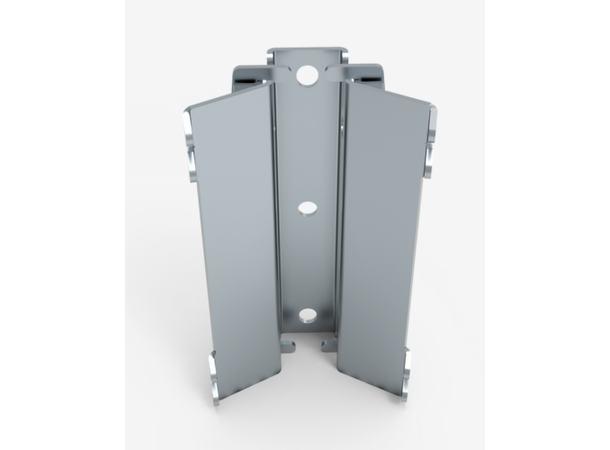 ADMIRAL Woodpecker Tree/Pole Bracket ELL 20kg, 200x114x67 mm (LxWxD), Sølv