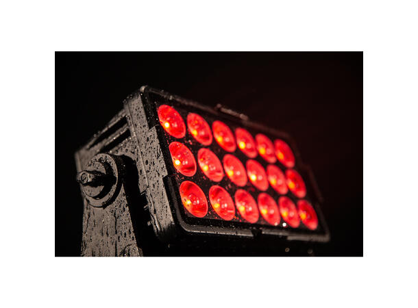 BRITEQ BTI-AKKUCHROMA LED Projector 18 x 10W RGBL LED, Batteridrift, IP65