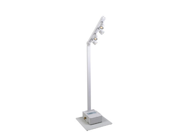 BRITEQ BTI-AKKUPOLE Utebelysning, IP64 4 x 5W WW LED, 3200K, Batteridrift, Hvit