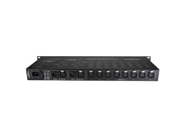 Briteq DMS-285 RDM Merge/Splitt/Boost 2 in / 8 out, 5pin XLR,