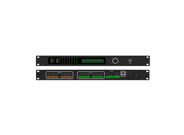 DSPPA DP8004 Prossessor 8 Analog in, 8 Analog out, 4 x 4 Dante