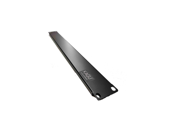 KAGU Blindpanel 1U 19", Stål, Sort