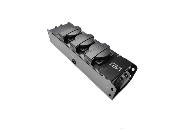 KAGU Strømdistro True1 - Schuko hun True1 in/thru - 3 x Schuko hun