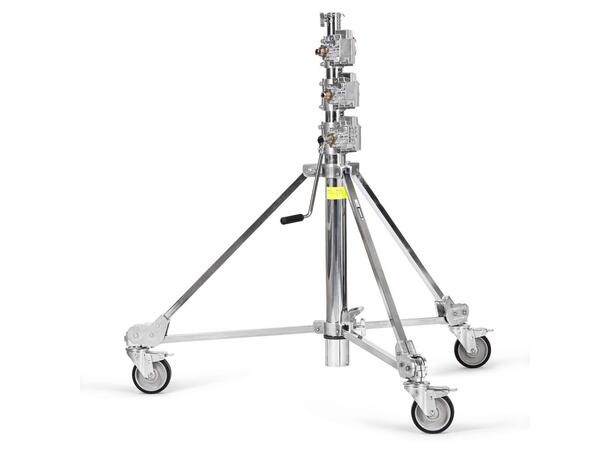 MANFROTTO Avenger Strato Safe Crank-Up Hard Wheels, Braked