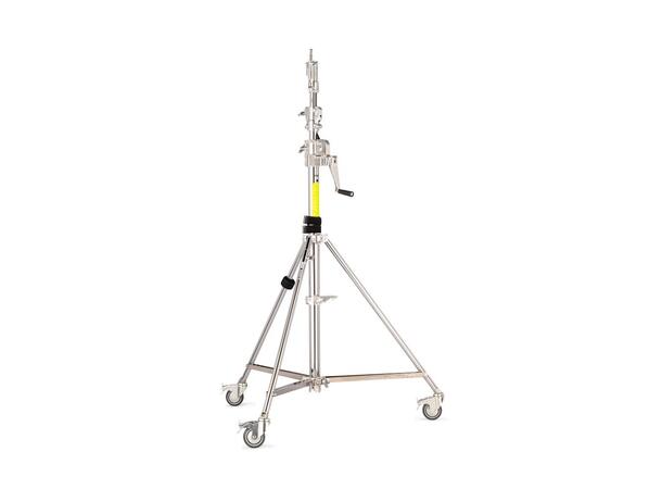MANFROTTO Avenger Wind Up Stand CS 3.0m/9.8ft 2 Riser, Braked Wheels