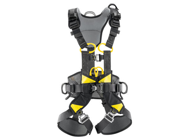 PETZL VOLT Fallsele, str 0 Europeisk versjon, Sort/Gul