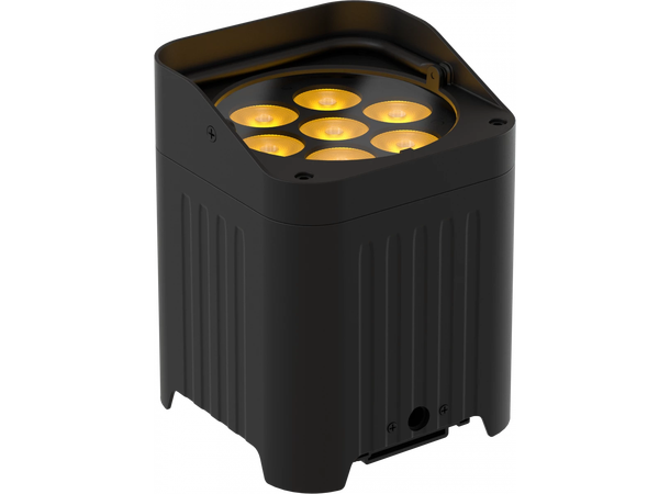 PROLIGHTS Smart BatPlus NEO, IP65 7 x 10W RGB+WW LED, 11°, CRMX, Sort