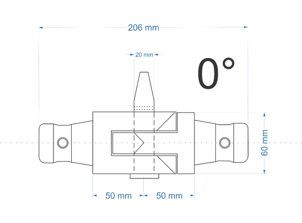 PROLYTE CCS7-H-0 Hengsel 0°