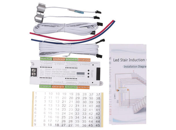 SBL LED Step controller kit 400W, 32 Trinn, Induksjon