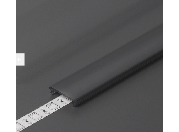 TOPMET F Click 2000 Diffusor Linea20 2m x 3,8mm, Sort diffusor