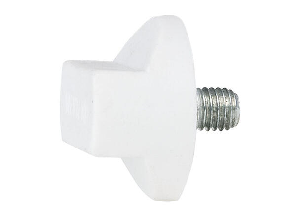 WENTEX 89350 Rotary knob M10x12 (drape support), White