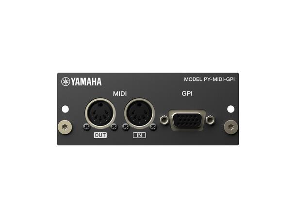 YAMAHA PY-Midi-GPI MIDIi interface Card 64 I/O, Til DM7