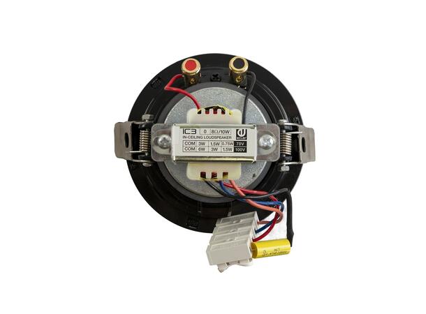ECLER IC3 Himlingshøyttaler 3", 10W, 70/100V, Sort 