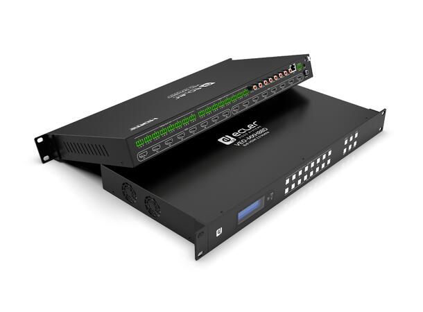 ECLER VEO-MXH88D HDMI-matrise 8x8 HDMI matrix, 4K/60, audio de-embed 