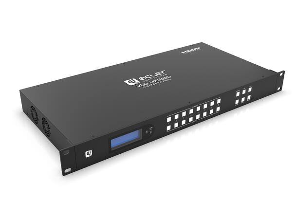 ECLER VEO-MXH88D HDMI-matrise 8x8 HDMI matrix, 4K/60, audio de-embed 