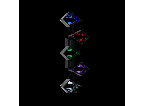 PORTMAN ZYAVA Effektbelysning 5 x 60W WW LED, 5 x 32W RGBW LED 