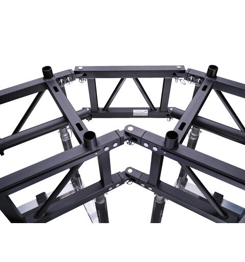 PROLYTE BGR35 Horizontal Hinge Part Male, Sort
