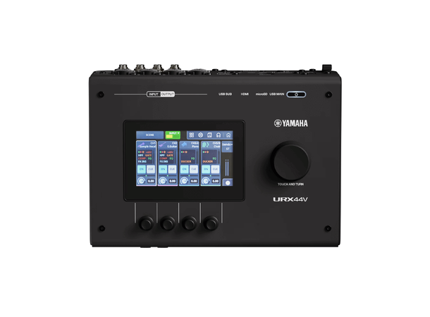 YAMAHA URX44V Lydkort 6 Inn, 4 Ut, USB-C, Touch,HDMI I/O, Hvit