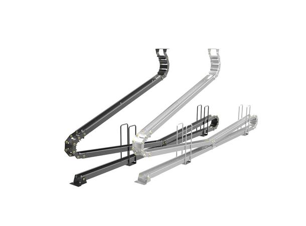 ADMIRAL Snake cable guide base 3m Høyde 14m, Sort 