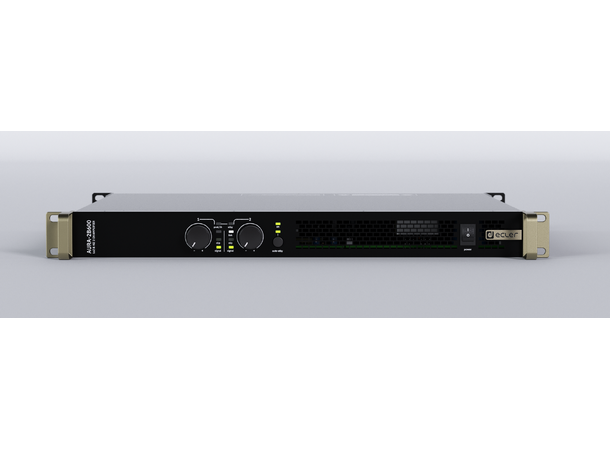 ECLER AURA-2B600 Forsterker 2 x 600W @ 4ohm, 70/100V 