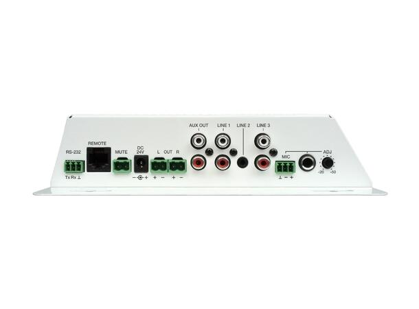ECLER CA120 Kompaktforsterker 2 x 60W @ 4ohm, 3ch 