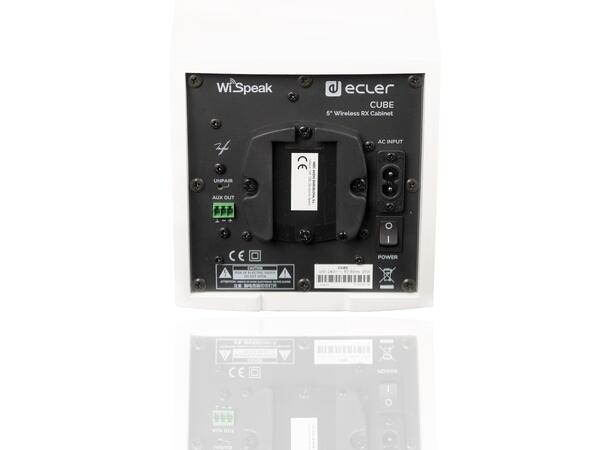 ECLER CUBE Høyttaler 32W, 5", WiSpeak, Hvit 