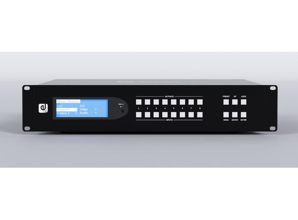 ECLER VEO-MXH48T HDMI-matrise 8x8 HDBaseT+HDMI matrix, 4K @ 40 m 